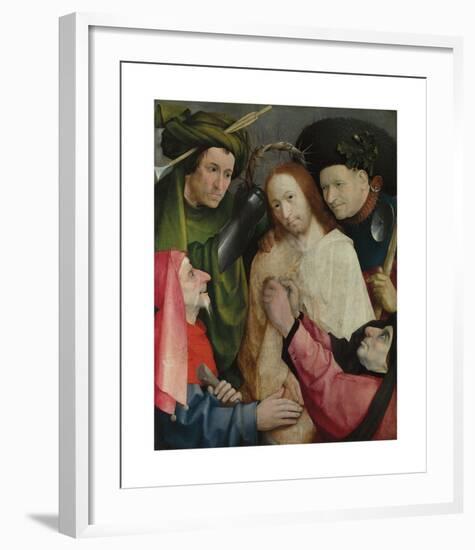 Christ Mocked (The Crowning with Thorns)-Hieronymus Bosch-Framed Premium Giclee Print