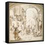 Christ Mocked-Rembrandt van Rijn-Framed Stretched Canvas