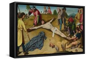 Christ Nailed to the Cross, Ca 1481-Gerard David-Framed Stretched Canvas
