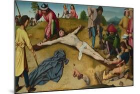 Christ Nailed to the Cross, Ca 1481-Gerard David-Mounted Giclee Print