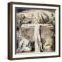 Christ Nailed to the Cross: the Third Hour-William Blake-Framed Giclee Print