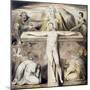 Christ Nailed to the Cross: the Third Hour-William Blake-Mounted Giclee Print