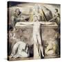 Christ Nailed to the Cross: the Third Hour-William Blake-Stretched Canvas