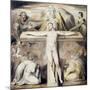 Christ Nailed to the Cross: the Third Hour-William Blake-Mounted Giclee Print