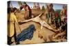 Christ Nailed to the Cross-Jacques-Louis David-Stretched Canvas