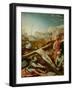 Christ nailed to the cross-Juan de Flandes-Framed Giclee Print