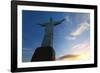 Christ of Corcovado, Rio de Janeiro, Brazil-George Oze-Framed Photographic Print