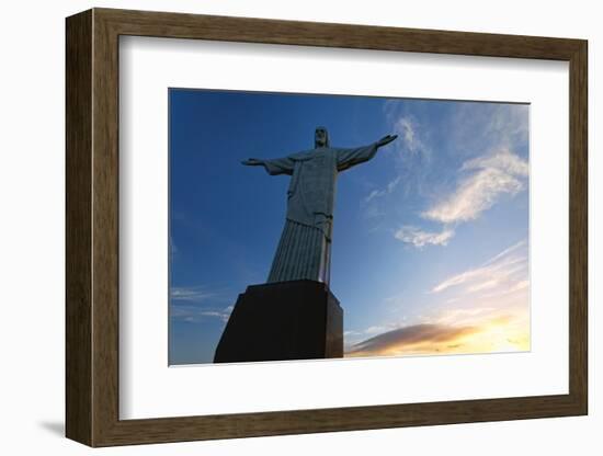 Christ of Corcovado, Rio de Janeiro, Brazil-George Oze-Framed Photographic Print