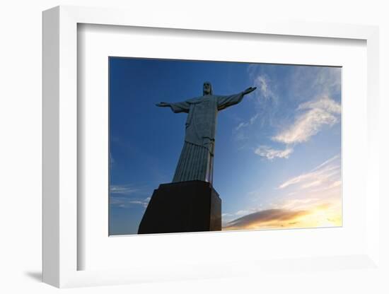 Christ of Corcovado, Rio de Janeiro, Brazil-George Oze-Framed Photographic Print