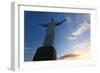 Christ of Corcovado, Rio de Janeiro, Brazil-George Oze-Framed Photographic Print