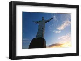 Christ of Corcovado, Rio de Janeiro, Brazil-George Oze-Framed Premium Photographic Print