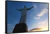 Christ of Corcovado, Rio de Janeiro, Brazil-George Oze-Framed Stretched Canvas