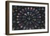 Christ of the Apocalypse, Rose Window, Notre-Dame Cathedral-null-Framed Giclee Print