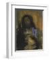 Christ of the Sacred Heart-Odilon Redon-Framed Giclee Print