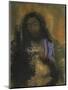 Christ of the Sacred Heart-Odilon Redon-Mounted Giclee Print