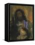 Christ of the Sacred Heart-Odilon Redon-Framed Stretched Canvas