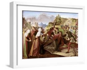 Christ on His Way to Golgotha-W. Von Schadow-Framed Giclee Print