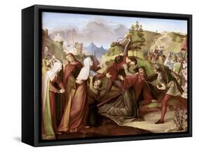 Christ on His Way to Golgotha-W. Von Schadow-Framed Stretched Canvas