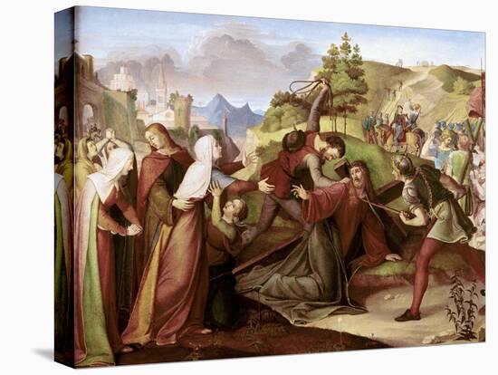 Christ on His Way to Golgotha-W. Von Schadow-Stretched Canvas