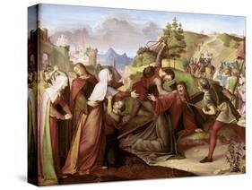 Christ on His Way to Golgotha-W. Von Schadow-Stretched Canvas