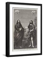 Christ on the Banks of the Jordan, from Louis Philippe's Collection-Bartolome Esteban Murillo-Framed Premium Giclee Print