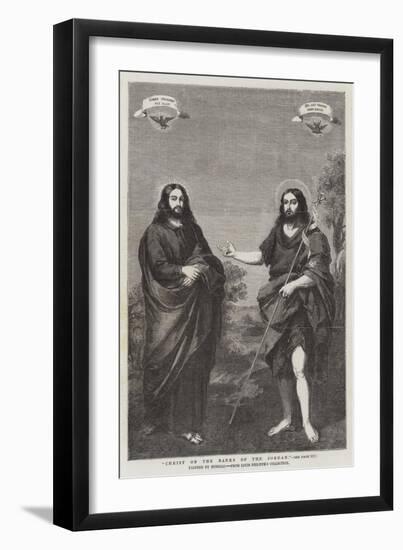 Christ on the Banks of the Jordan, from Louis Philippe's Collection-Bartolome Esteban Murillo-Framed Premium Giclee Print