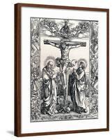 Christ on the Cross, 1516-Albrecht Dürer-Framed Giclee Print