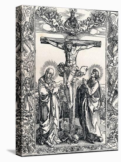 Christ on the Cross, 1516-Albrecht Dürer-Stretched Canvas