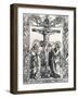 Christ on the Cross, 1516-Albrecht Dürer-Framed Giclee Print