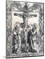 Christ on the Cross, 1516-Albrecht Dürer-Mounted Giclee Print