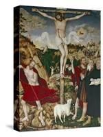 Christ on the Cross, 1552-55-Lucas Cranach the Elder-Stretched Canvas