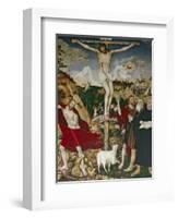Christ on the Cross, 1552-55-Lucas Cranach the Elder-Framed Giclee Print