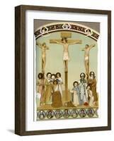 Christ on the Cross, 15th Century-H Moulin-Framed Giclee Print