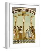 Christ on the Cross, 15th Century-H Moulin-Framed Giclee Print