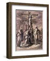Christ on the Cross, 17th Century-Hermann Weyer-Framed Giclee Print