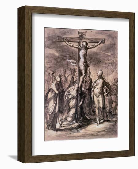 Christ on the Cross, 17th Century-Hermann Weyer-Framed Giclee Print