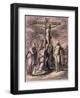 Christ on the Cross, 17th Century-Hermann Weyer-Framed Giclee Print