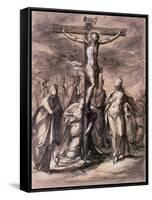 Christ on the Cross, 17th Century-Hermann Weyer-Framed Stretched Canvas