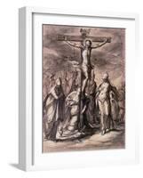 Christ on the Cross, 17th Century-Hermann Weyer-Framed Giclee Print