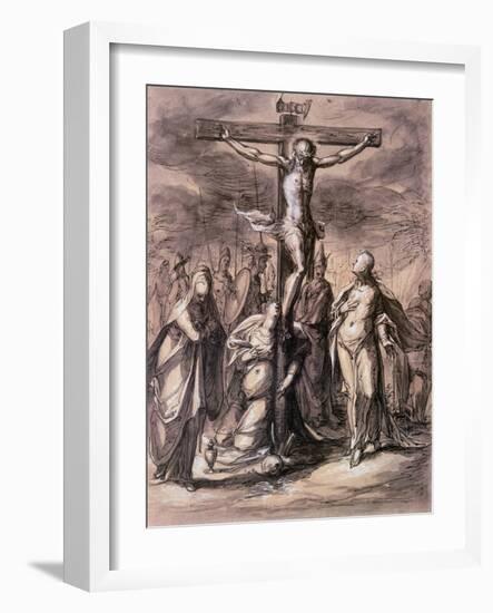 Christ on the Cross, 17th Century-Hermann Weyer-Framed Giclee Print