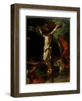 Christ on the Cross, 1846-Eugene Delacroix-Framed Giclee Print