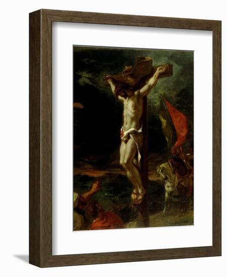 Christ on the Cross, 1846-Eugene Delacroix-Framed Giclee Print