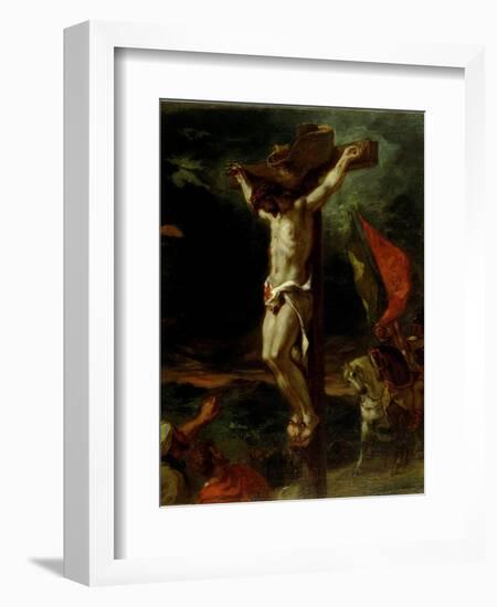 Christ on the Cross, 1846-Eugene Delacroix-Framed Giclee Print