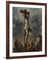 Christ on the Cross, 1853-Eugene Delacroix-Framed Giclee Print