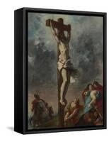 Christ on the Cross, 1853-Eugene Delacroix-Framed Stretched Canvas