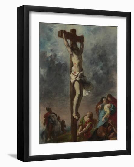 Christ on the Cross, 1853-Eugene Delacroix-Framed Giclee Print