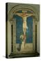 Christ on the Cross Adored by St. Dominic-Fra Angelico-Stretched Canvas