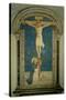 Christ on the Cross Adored by St. Dominic-Fra Angelico-Stretched Canvas