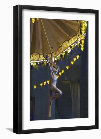 Christ on the Cross, Altar Piece, Sagrada Familia, Barcelona, Catalunya, Spain, Europe-James Emmerson-Framed Photographic Print