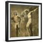 Christ on the Cross and the Good Thief, c.1565-Titian (Tiziano Vecelli)-Framed Giclee Print